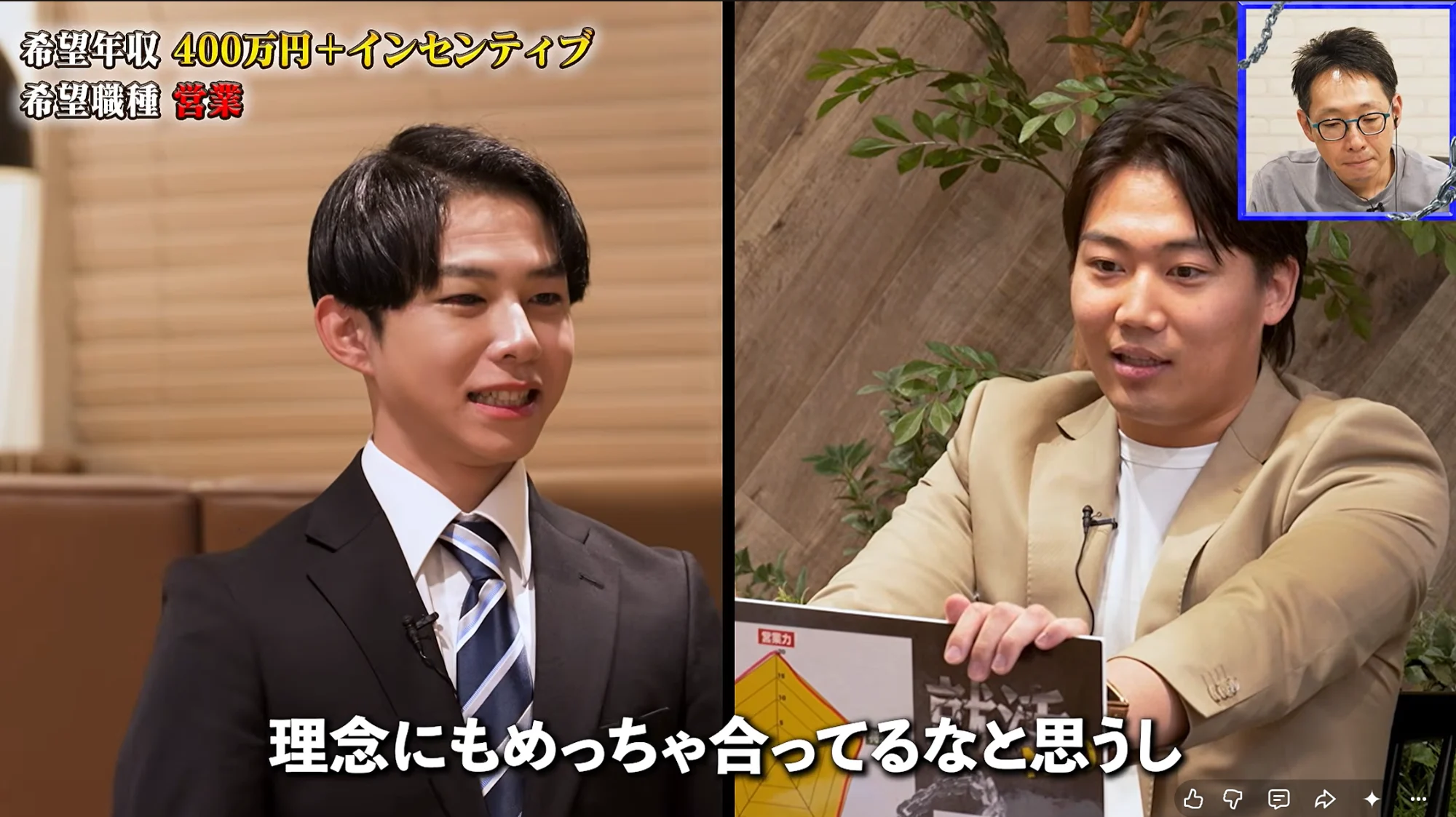 最終ジャッジで「1万点」と評価を伝える小谷
